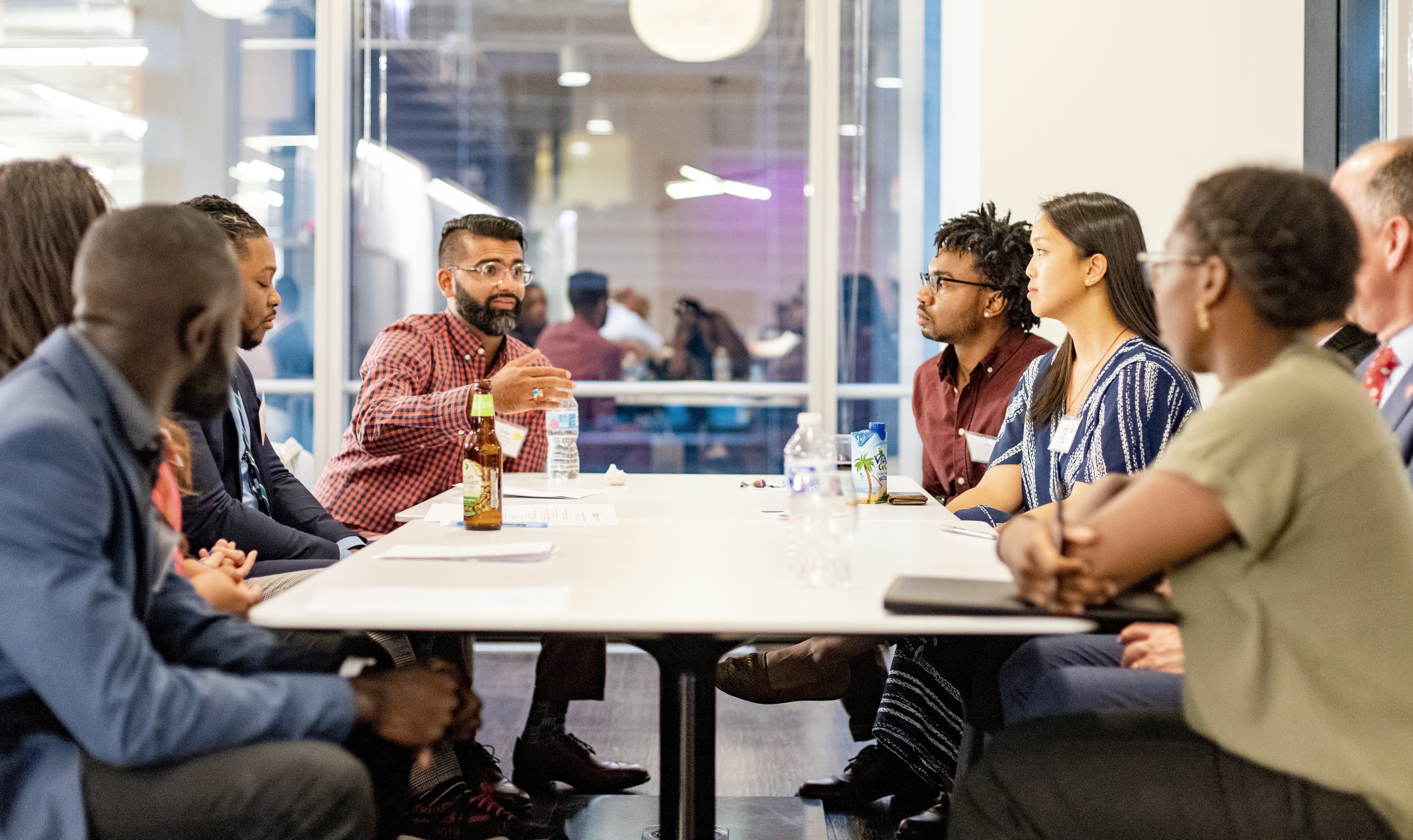 Participants at Posse Chicago's Networking Night.