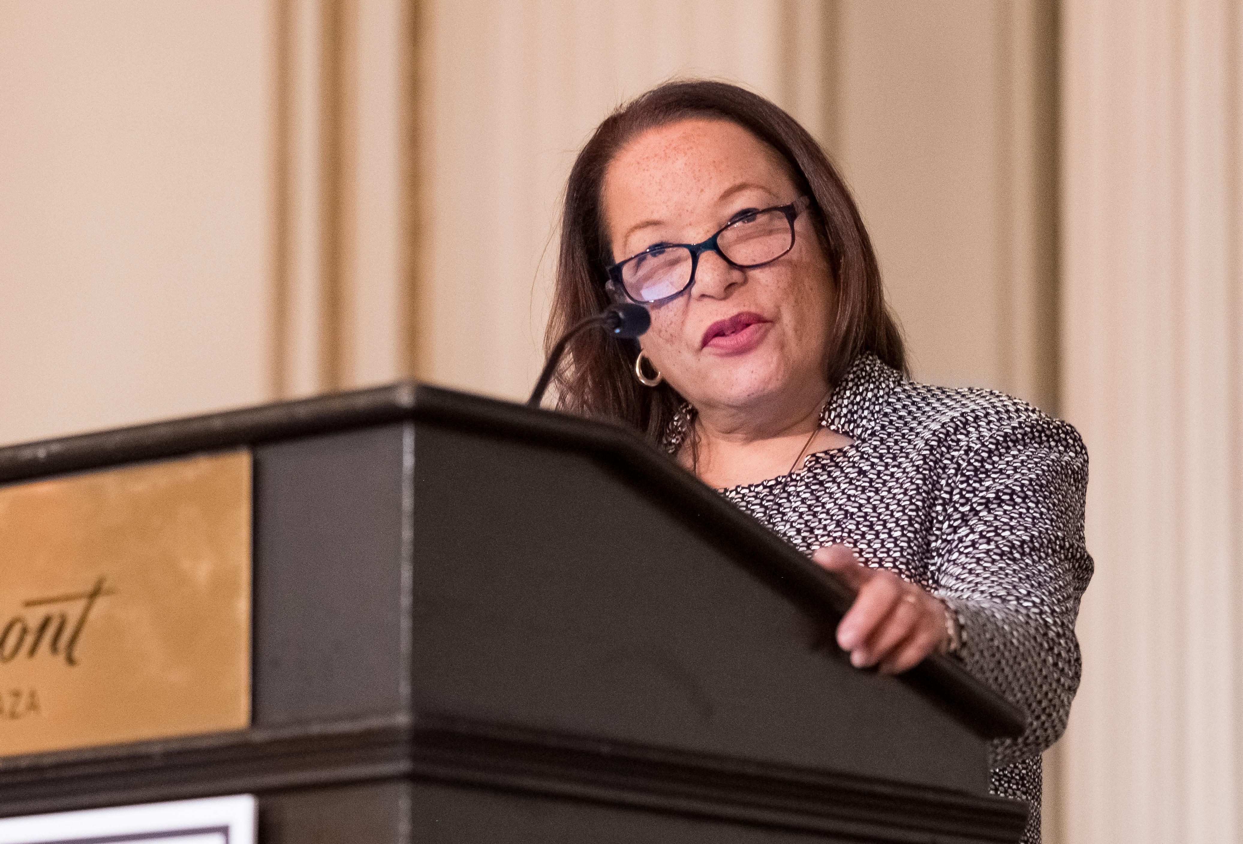 Former First Lady of Massachusetts Diane Patrick addressed the new Posse Scholars.