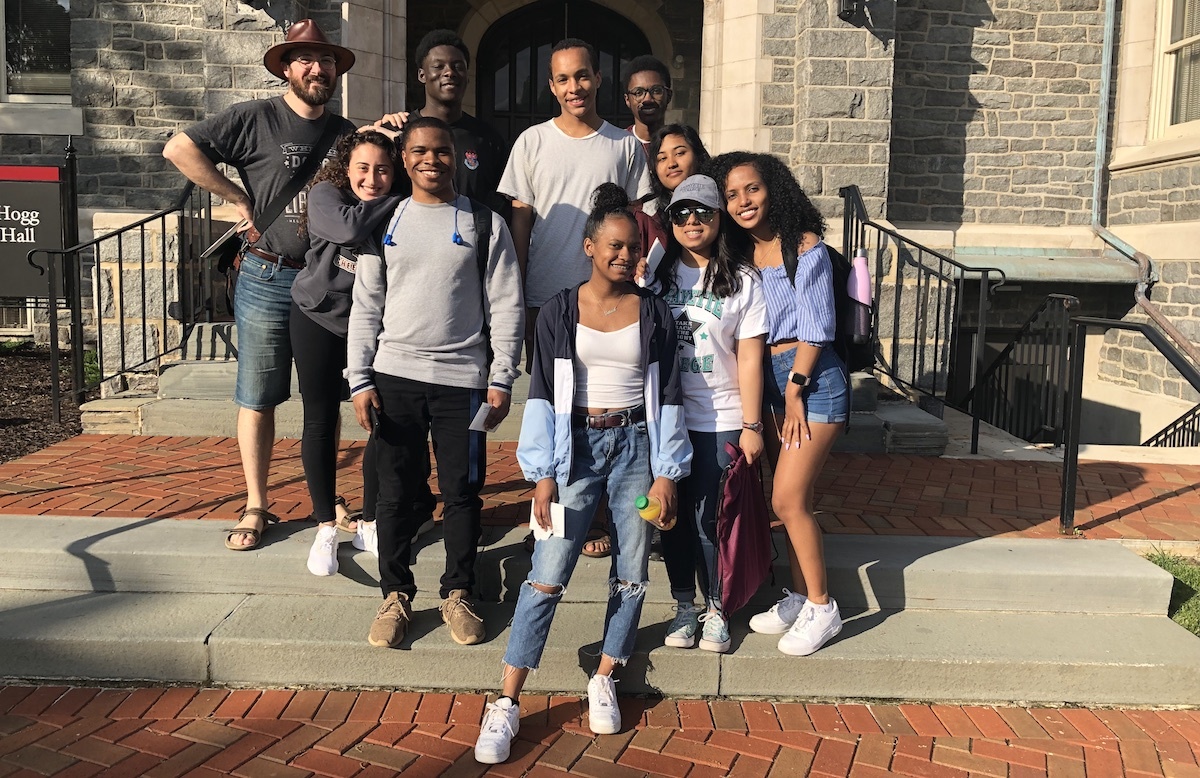 Flor with her Lafayette College Posse.