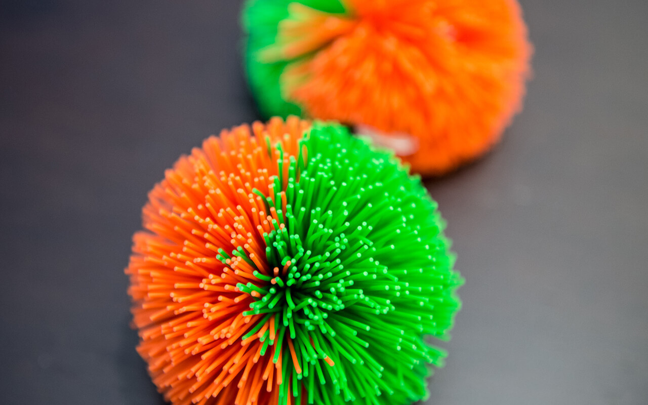 The Posse "one mic" tool, the Koosh ball