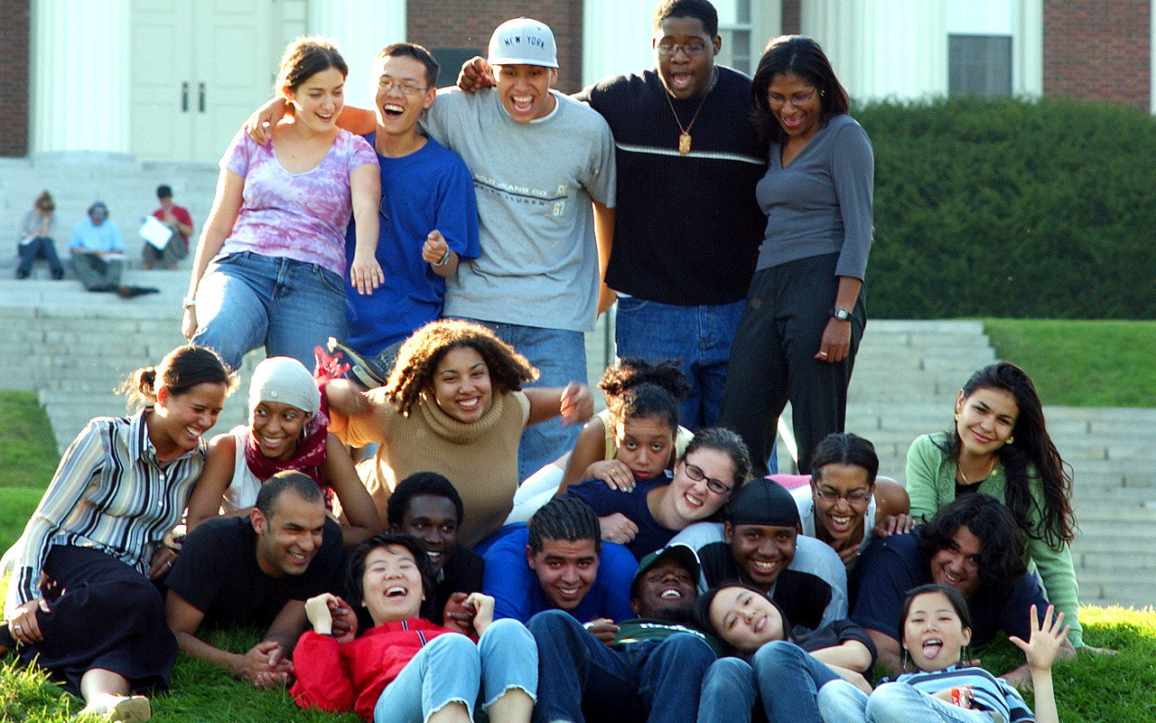 Posse Scholars on campus