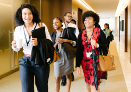 Posse Alumni entering an Alumni Leadership Conference