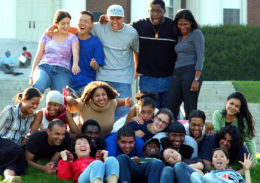 Posse Scholars on campus