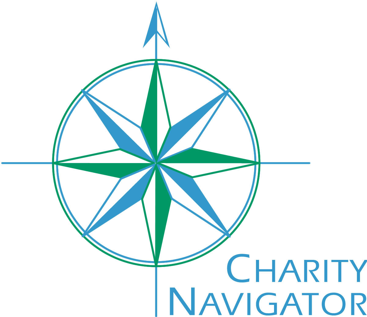 Charity Navigator Square White Logo