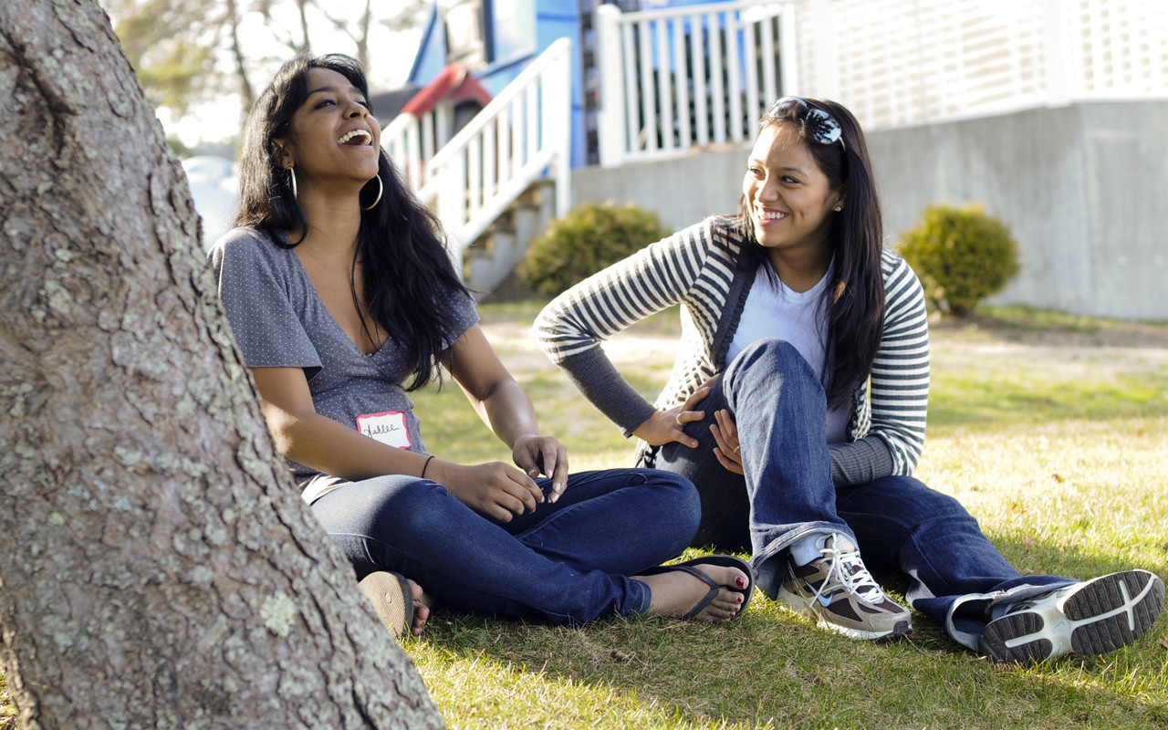 Two students in dyad activity