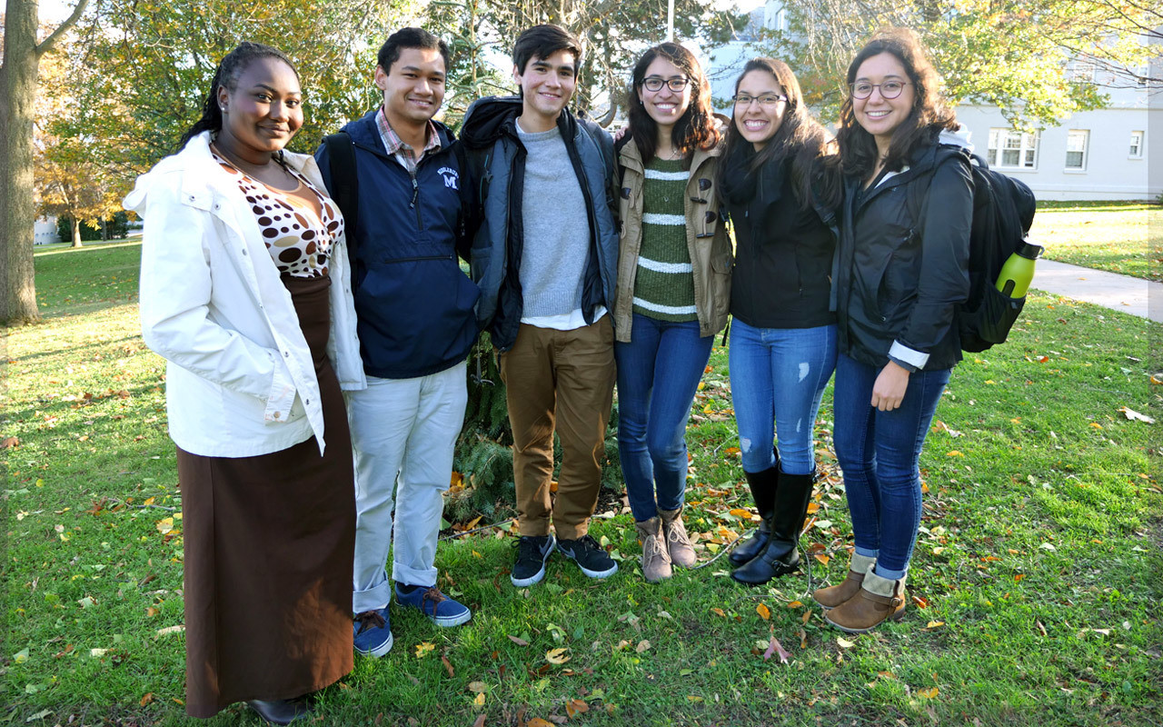 Posse Scholars on campus