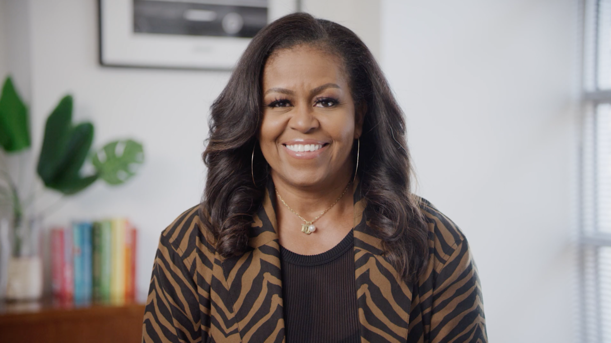 Michelle Obama, April 2021.