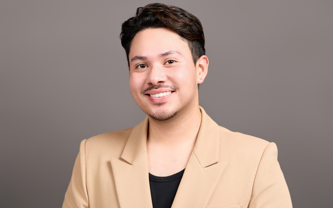 smiling man .