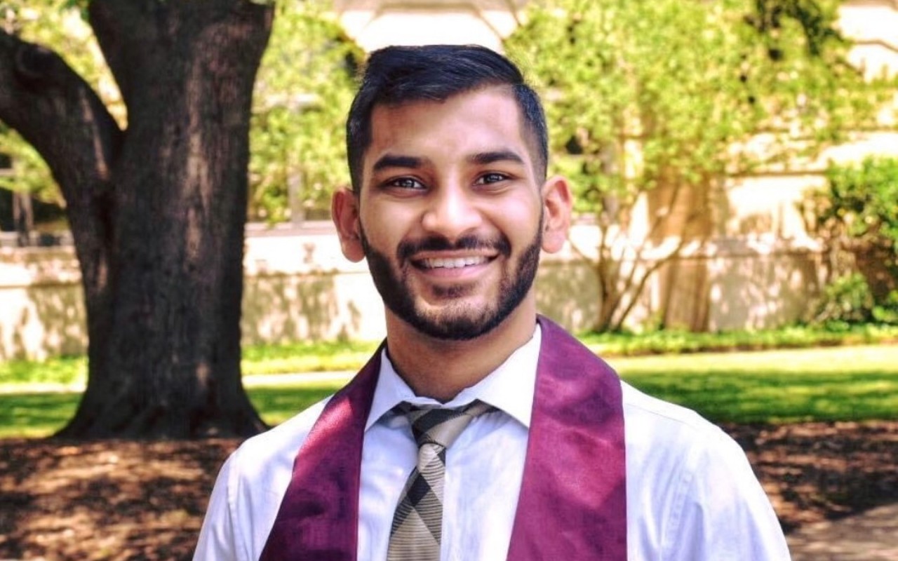 Texas A&M University Posse alumnus Ammar Haque.