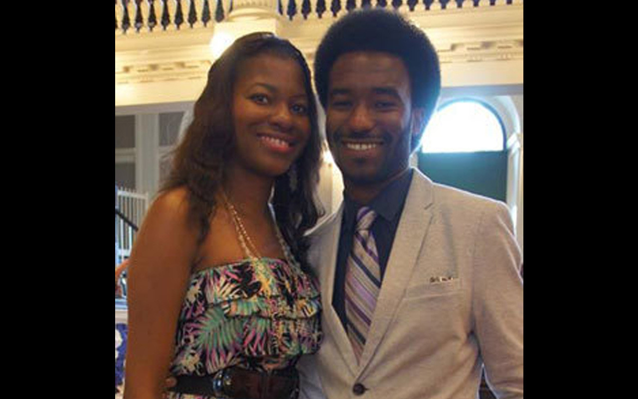 Hamilton College Posse alumnus Anthony Mathieu (right) and Bryn Mawr Posse alumna Valerie Pierre (left) graduated from Boston Teacher Residency in 2013.