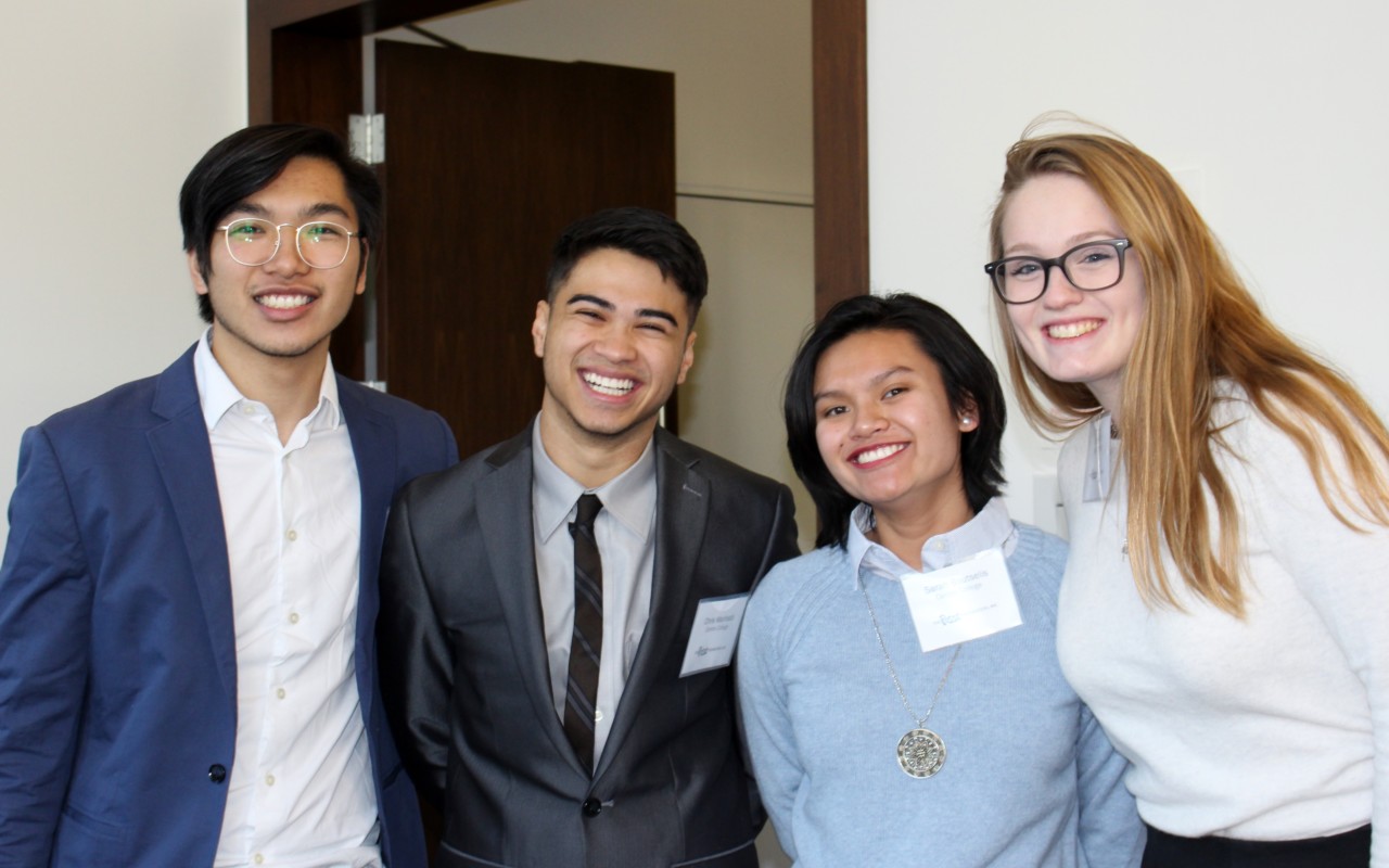 Posse Scholars at Companies in Action Day.