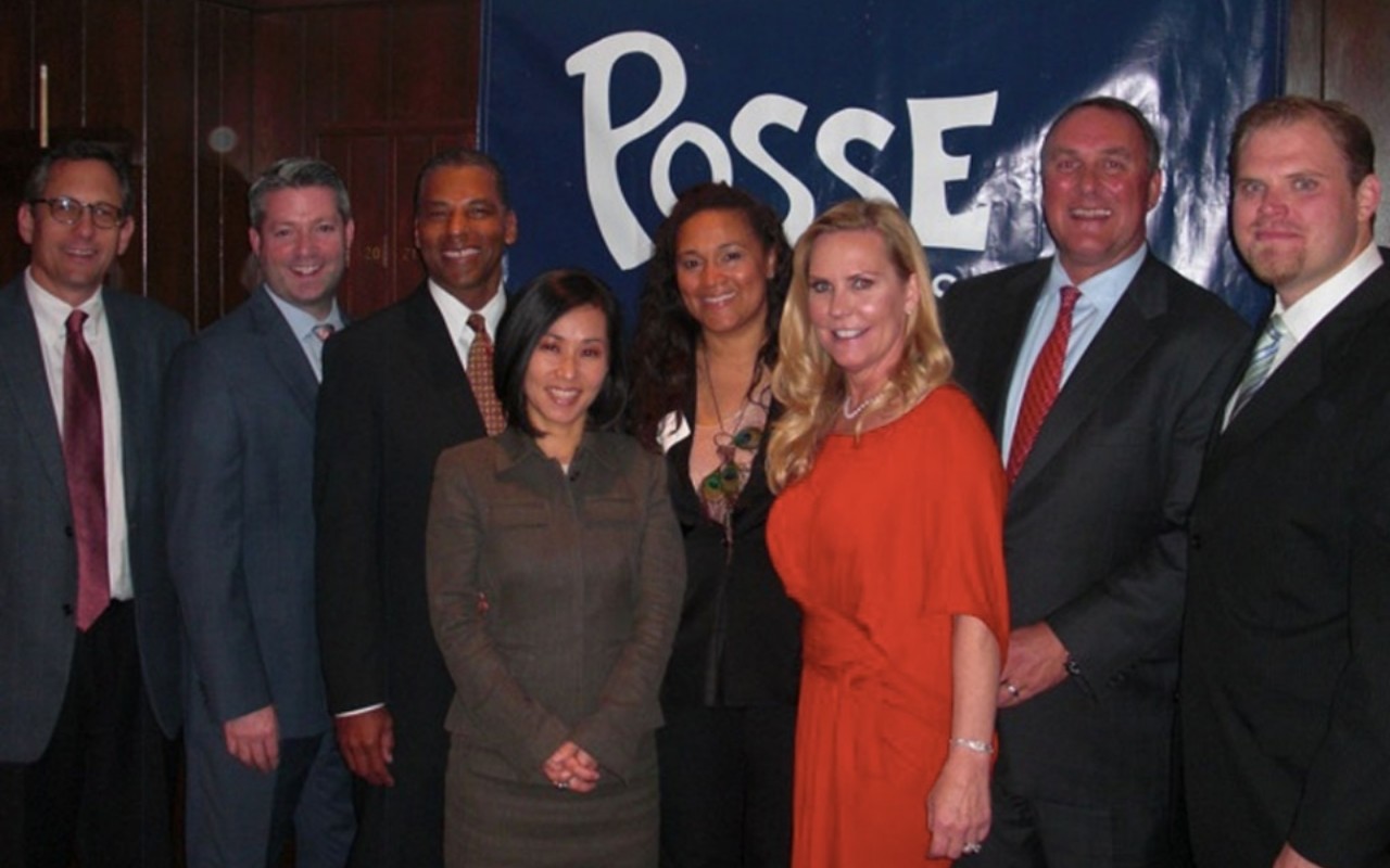 Eric Schiffer, Posse Los Angeles Advisory Board member; Matt Fasciano, Posse’s chief operating officer; Eric Moore, Cassidy Turley managing director; Suzanne Lee, Cassidy Turley managing director; Tamara Craver, Posse Los Angeles director; Barbara Larsen and Jonathan Larsen, Posse Los Angeles Advisory Board member; and Jared Smits, Cassidy Turley vice president.