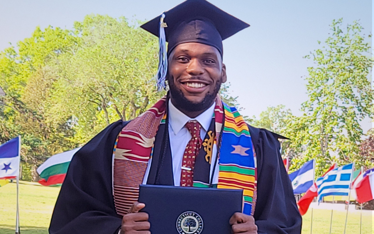 Connecticut College Posse alumnus Emmanuel Williamson.