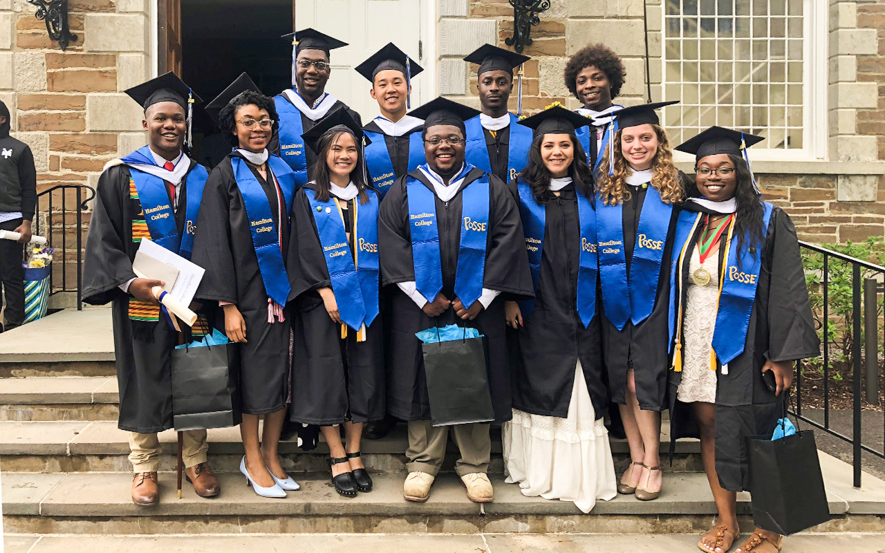 Hamilton College Posse graduates.