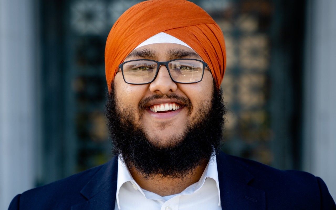 University of California, Berkeley, Posse Scholar Gurbir Singh.