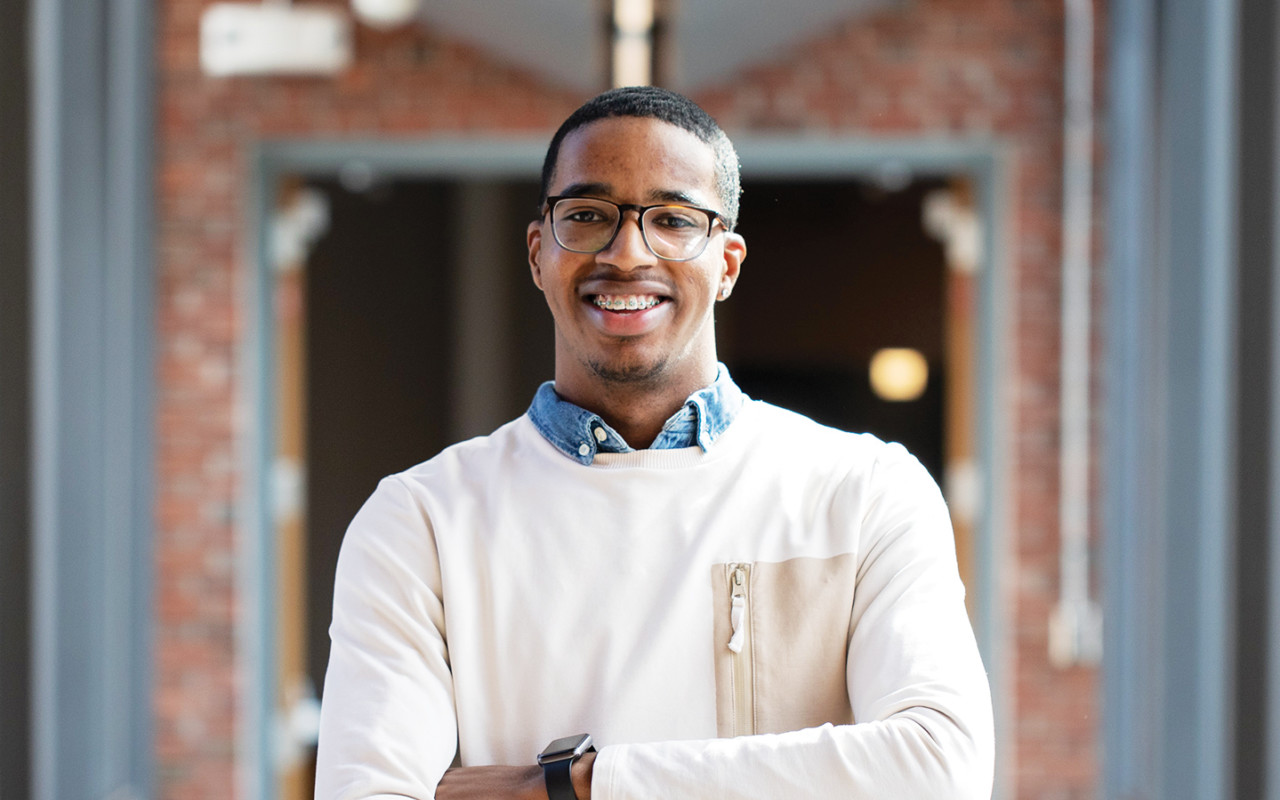 University of Rochester Posse Scholar Jamal Holtz.