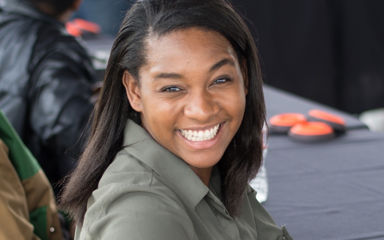 DePauw University Posse alumna Jazmin Lesane is Houston's newest PNAAC representative.