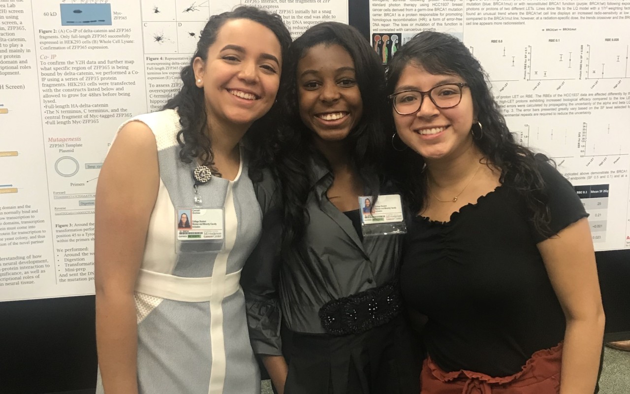 Posse Scholars at MD Anderson.