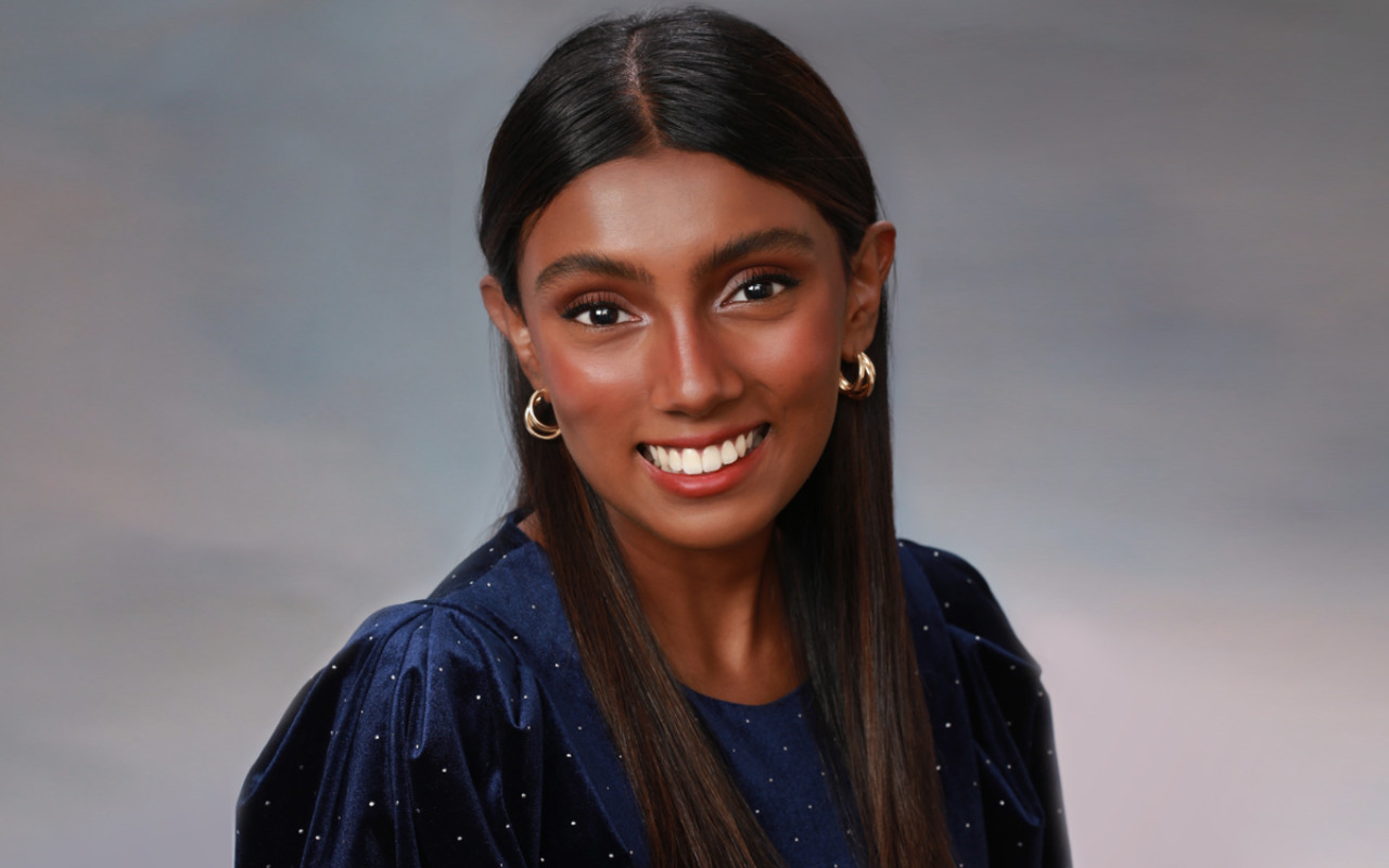 woman smiling
