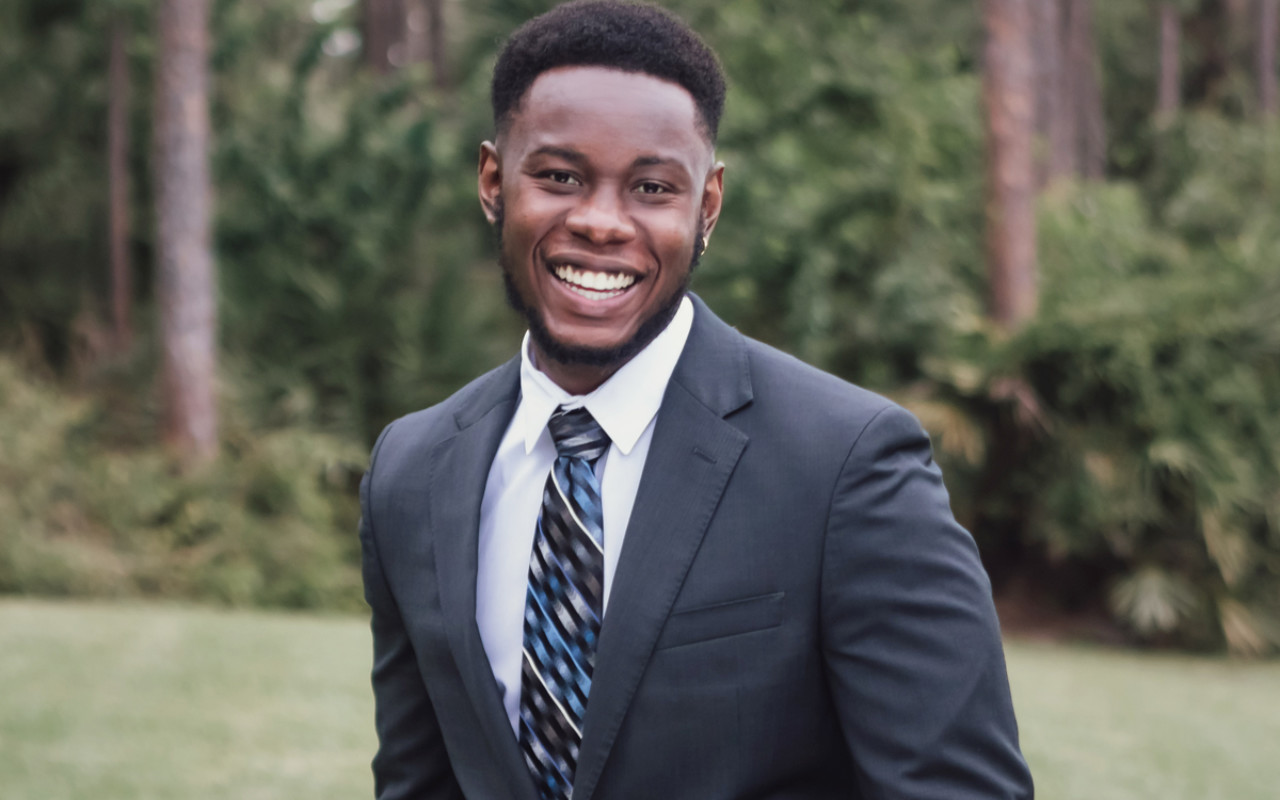 Man smiling