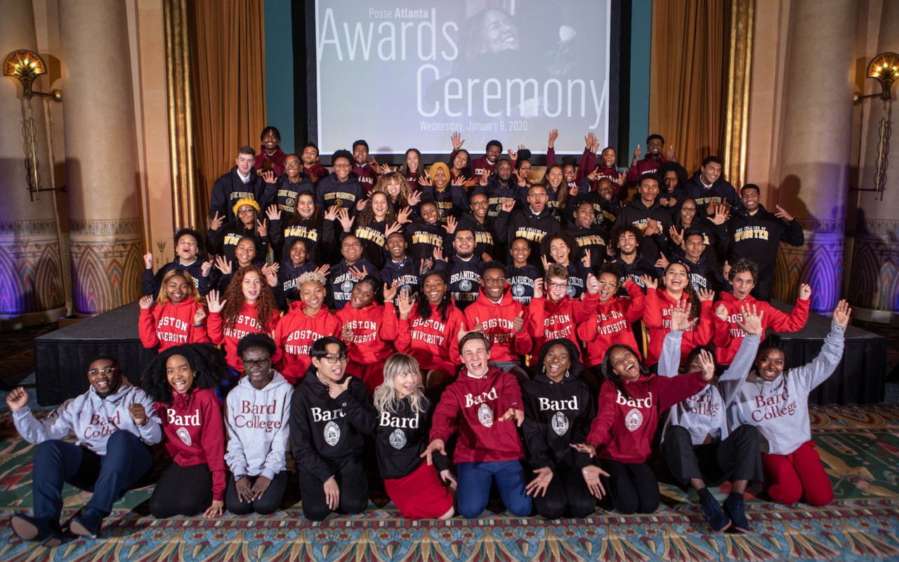 Posse Atlanta’s 2020 Scholarship recipients at Awards Ceremony