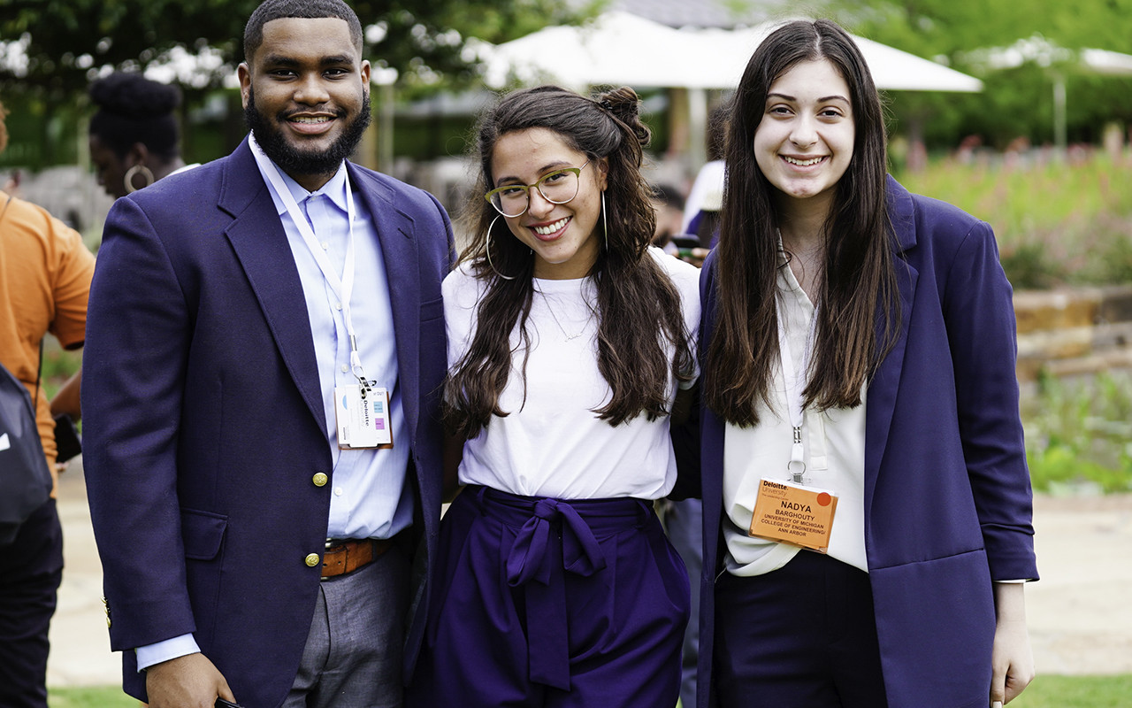 Student delegates at the PossePlus Summit.