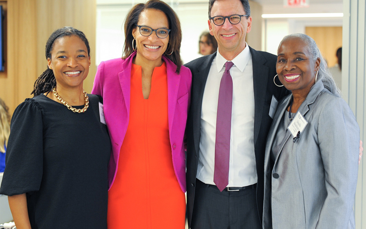 CNN's Nia-Malika Henderson (second from left) with Posse staff and board members.