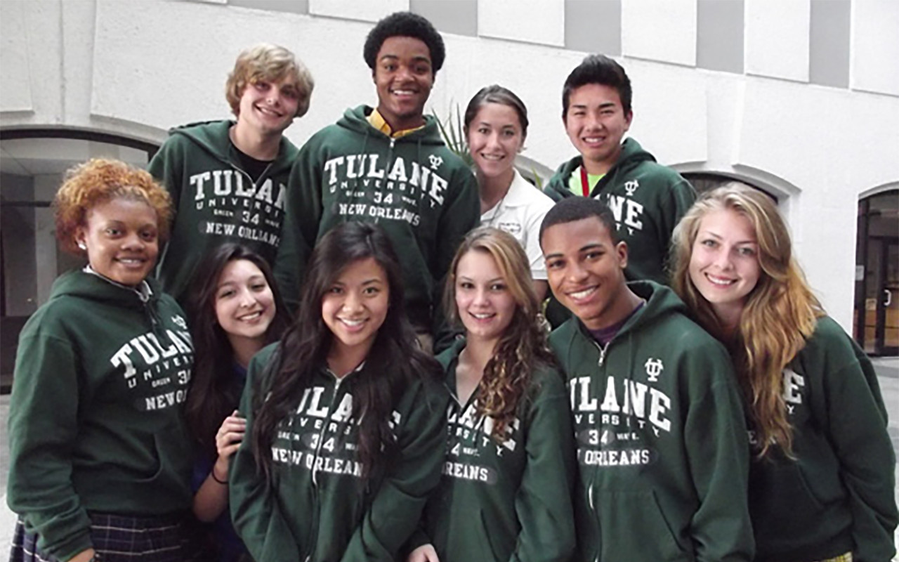 The first Tulane University Posse from New Orleans.