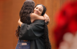 hugging