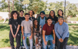 group of smiling scholars