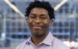 Smiling man. 