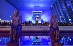 The 2019 Posse Gala in the Metropolitan Museum of Art's Temple of Dendur.
