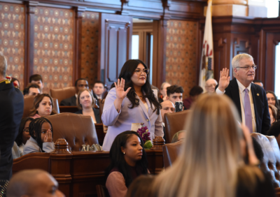 woman sworn in