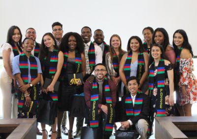 Class of 2019 DePauw University Posse graduates from Chicago and New York.