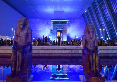 The 2019 Posse Gala in the Metropolitan Museum of Art's Temple of Dendur.