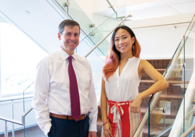 David Ricks, Chairman & CEO, Eli Lilly and Company and 2019 Jeff Ubben Posse Fellow Kiel Izabelle Fernandez