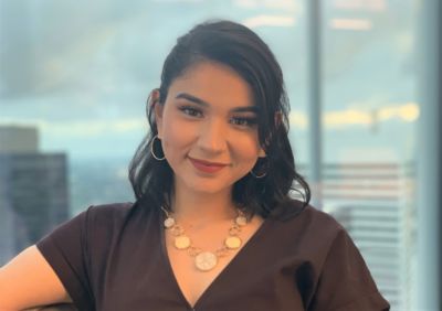 Bryn Mawr College Posse alumna Alexis Lopez spoke at the Posse Houston awareness luncheon.