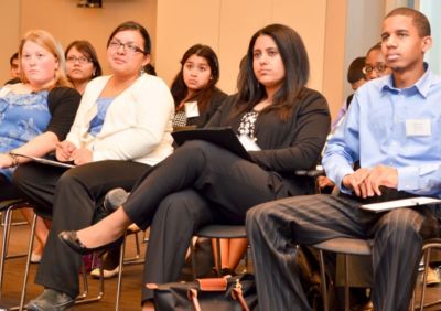 Posse Scholars participate in a workshop on career mapping.