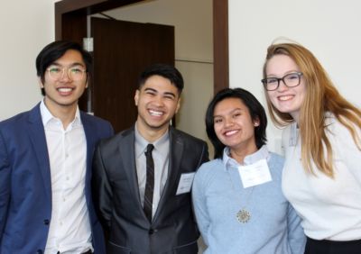 Posse Scholars at Companies in Action Day.