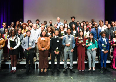 The newest Posse Scholars at the Posse D.C. Awards Ceremony in January.