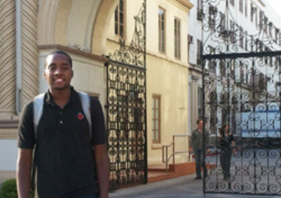 David Persley (UW-Madison Posse 7) interned in the archives department of Paramount Pictures.