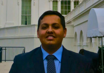 UCLA alumnus Erick Quintero is a Spanish media intern for the White House.