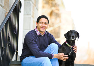 Hamilton College Posse Scholar Felipe Garcia interned at the Philadelphia Animal Hospital. He's considering becoming a veterinarian. 