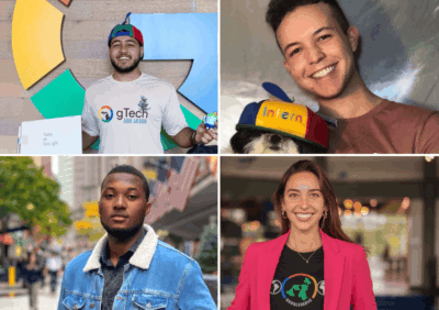 Posse Googlers have included (clockwise from top left): Chirag Nijjer Chirag (Lafayette College); Christian Duran (Franklin & Marshall College); Katerina Alvarez (Mount Holyoke College); Yussif Suhununu (Centre College).