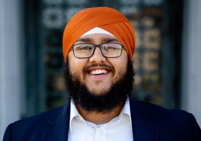 University of California, Berkeley, Posse Scholar Gurbir Singh.