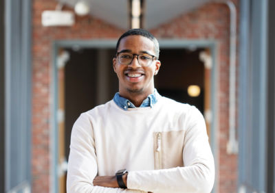 University of Rochester Posse Scholar Jamal Holtz.