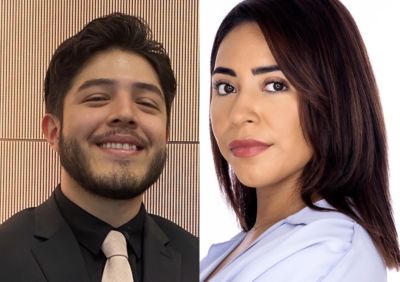Jonathan Aceves and Genesis Rojas.