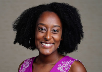 Woman smiling