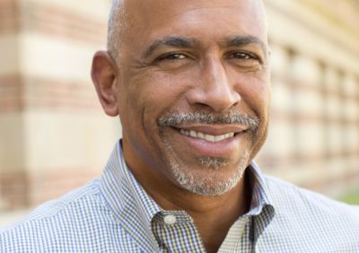 Conference keynote speaker Pedro Noguera, the Peter L. Agnew Professor of Education at New York University.