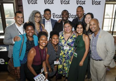 Posse alumni with 2019 Ainslie Award winner Carl Manalo (back row, third from left).